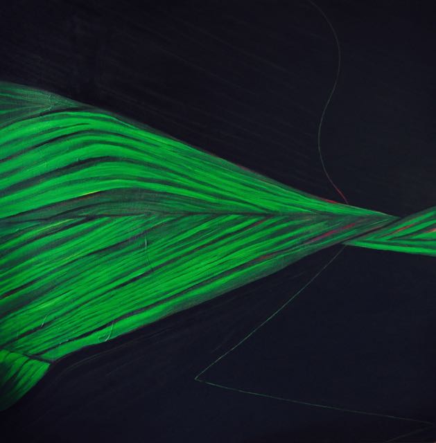 Velvet green, 2015, acrylic on canvas Helena Kaori Maeda